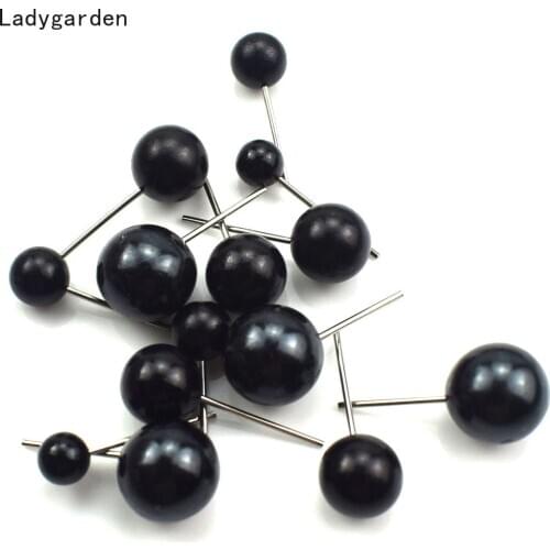 100PCS 4/5/6/8/10/12/14MM Glass Eyes Needle Felting Teddy Bears Plush Toys Eyes Dolls Animals Black Eyes Dolls Accessories