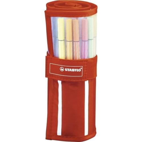 30colors STABILO 68 Premium Felt-Tip Rollerset Water Color Markers Pen 1mm Neon Colour for School Art Supplies Stationery