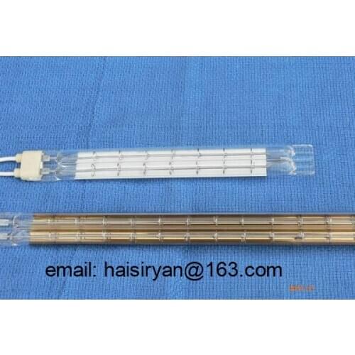 378mm 2500w 3000w halogen quartz heating lamp halogen tube for PET blowing machine