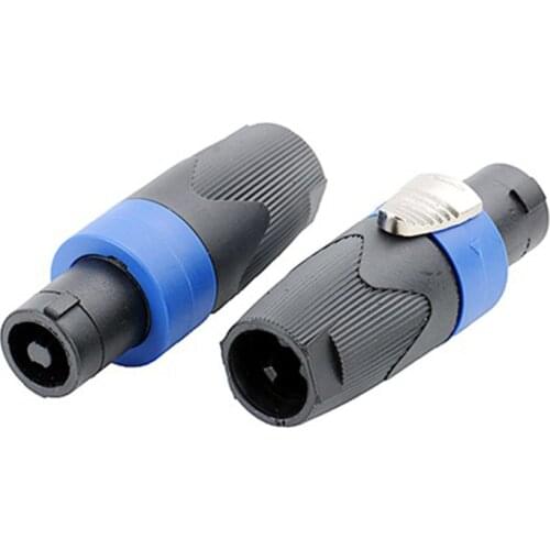 4-Pole Male Speakon Connector Head Line Plug for Cable NL4FC NL4FX NLT4X NL2FC 4 Pins Plug Professional Audio Plug