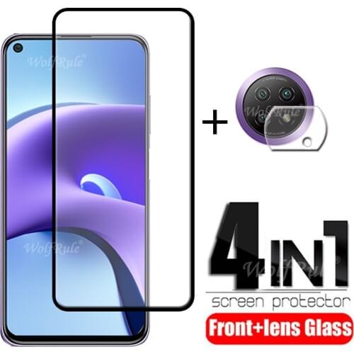 4-in-1 For Xiaomi Redmi Note 9T Glass For Redmi Note 9T Screen Protector Tempered Glass For Mi 10T Lite Redmi Note 9T Lens Glass