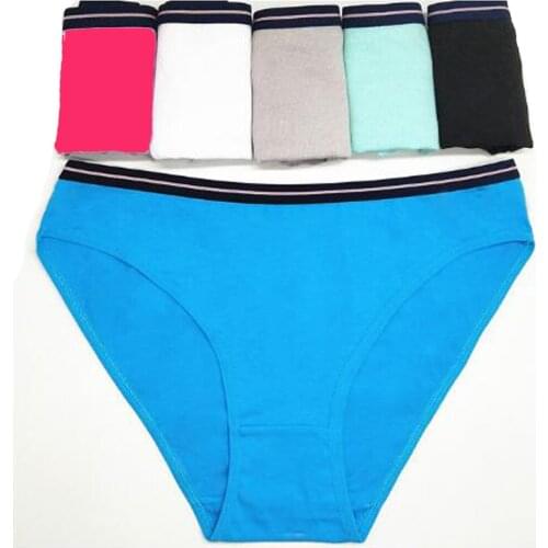 5 pcs Hot sale High-Quality Womens underwear Pure cotton Women Briefs For Solid Womens shorts Girls Soft Panties Lingerie