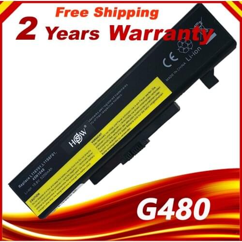 Fast shipping L11L6Y01 L11S6Y01 L11M6Y01 Laptop Battery for Lenovo Y580 G510 G710 G580 G 580 Z380 Z380AM Y480 G480 V480 G580AM