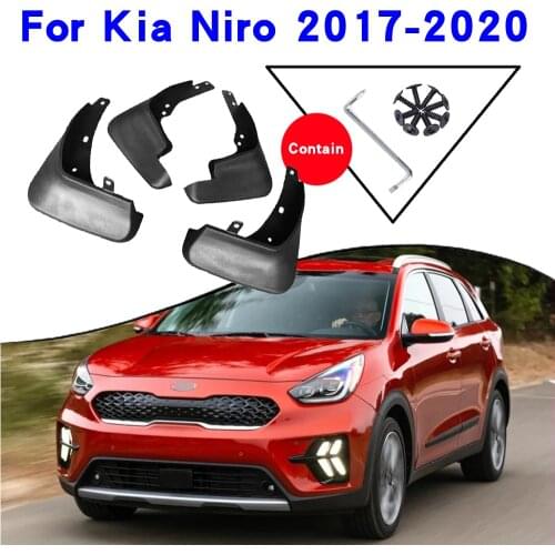 Car Fender Accessories For Kia Niro 2020 DE 2019 2018 Mudguards Splash Guards Fender Mudflaps Car Fender Mud Flaps Car Fender