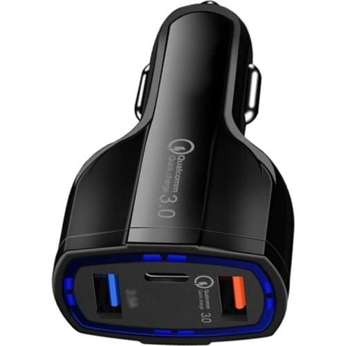 Pd Car Charger Qc3.0 Car Charger Dual USB Multi-Port 3.0 Fast Charging Car Charger 5V3A18W Car Mobile Phone Charge