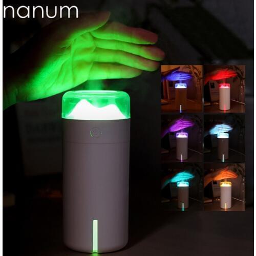 Car air freshener Dashan humidifier USB Mini Ultrasonic Essential Oil Diffuser LED Night Light Air Purifier Mist Maker Office