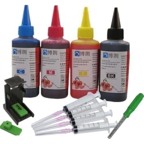 For Canon Pixma MG 2540s 2540 2440 2940 MX494 Universal Ink Refill Kit CISS Inkjet Printer Ink Cartridge PG 445 XL CL 446
