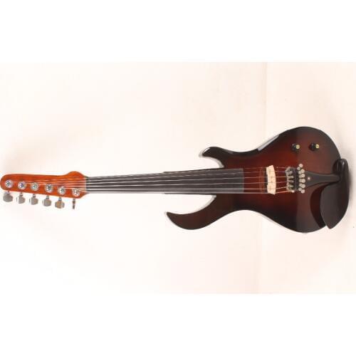 6 String Electric Violin New 4/4 Flame guitar shape Solid wood Powerful Sound fret 6-6