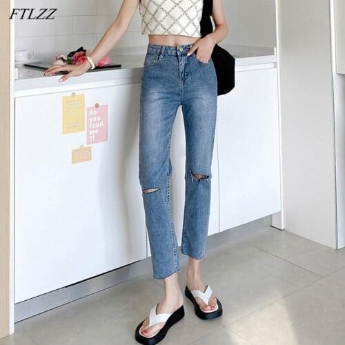 Женские обтягивающие джинсы FTLZZ China At AliExpress