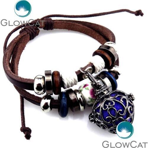 GLOWCAT Leather Bracelets