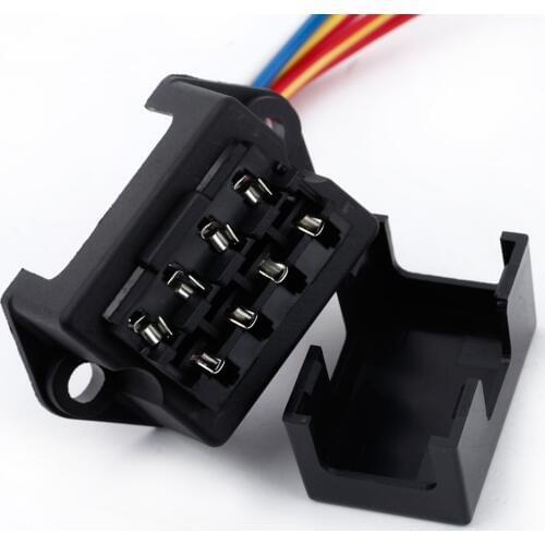 KKMOON 4 Way DC32V TC ATO 2-input 4-ouput Wire Circuit Car Trailer Auto Blade Fuse Box Block Holder