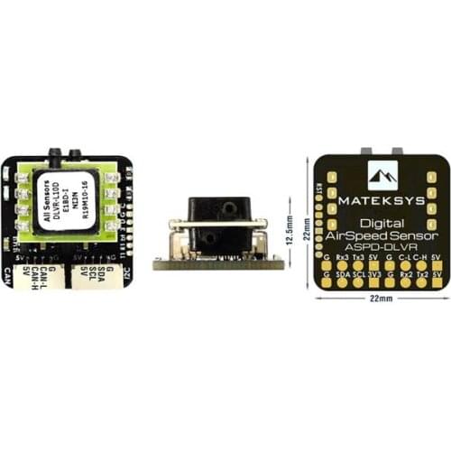 Matek System Mateksys DIGITAL AIRSPEED SENSOR ASPD-DLVR for RC FPV Racing Drone Frame