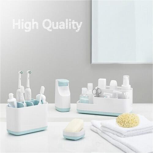 New Style Bathroom Storage Storage Box Toothbrush Toothpaste Box Shampoo Bath Liquid Dispenser Soap Bottle Bathroom Accessories