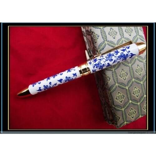 Hot-selling medium-large venus blue and white porcelain fountain pen accidnetal fountain pen FREE shipping