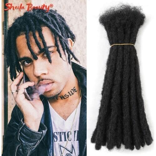 Crochet Handmade Dreadlocks Ombre Synthetic Braiding Hair Extensions Maya Hiphop Crochet Braids For Women Men Black Afro Twist