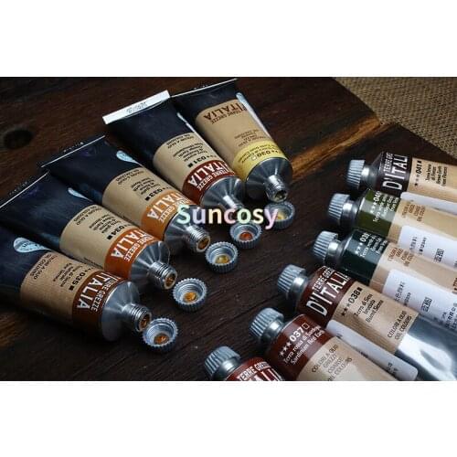 Maimeri Polycolor Fine Arts TERRE GREZZE D'ITALIA, Professionale Thick Oil Painting Pigment 60ml