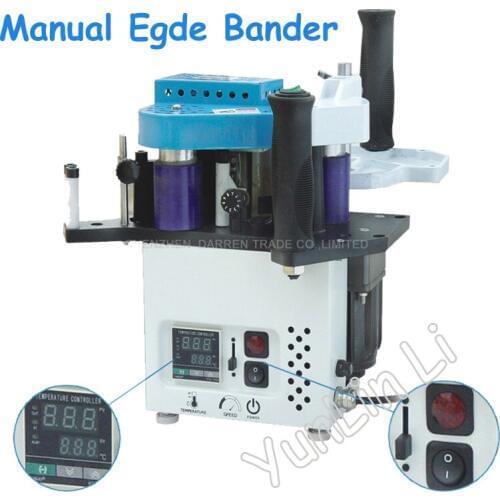 Manual Egde Bander Machine with Speed Control Portable Edge Bander with English Manual KM09