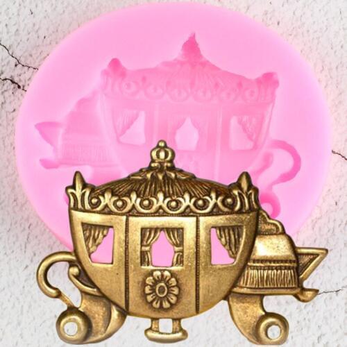 DIY Baby Party Baby Stroller Cake Decorating Tools Wedding Carriage Silicone Mold Cookie Baking Fondant Candy Chocolate Moulds