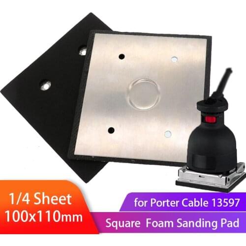 Stick on Square Sanding Pad Replacement Pad for 330 Finishing Sander- Replaces Porter Cable 13597 with a metal sheet backing