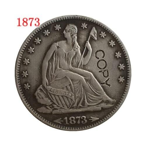 USA 1873 P,CC,S SEATED LIBERTY HALF DOLLAR COPY COINS