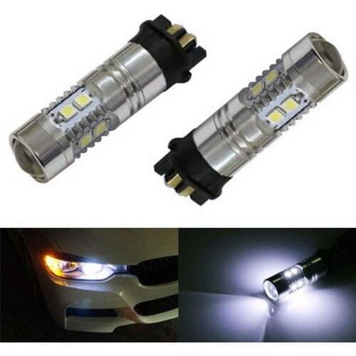 PW24W LED Replacement Bulbs Compatible With Volkswagen: MK7 Golf GTI; BMW: F30 3-Series 320i 328i 335i Daytime Running Lights