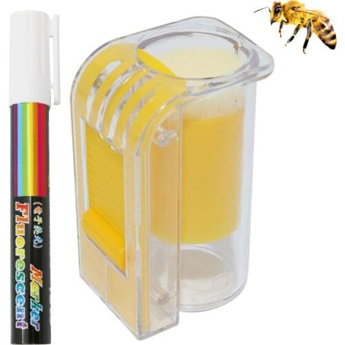 1 Set Queen Bee Marker Kit Rearing Marking Bottle Pen Mark King Beekeep Product Supplies Beekeeping Apiculture Equipement Tools