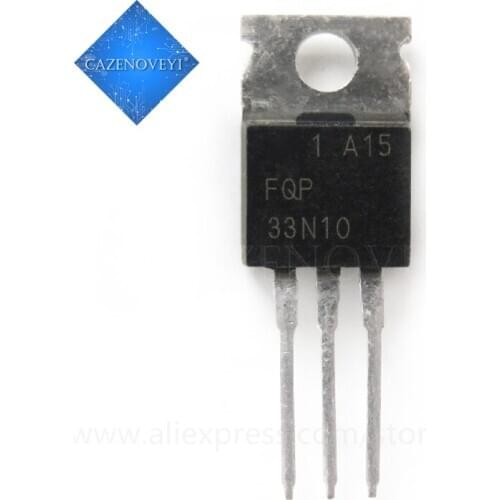 10pcs/lot FQP33N10 33N10 TO-220 In Stock