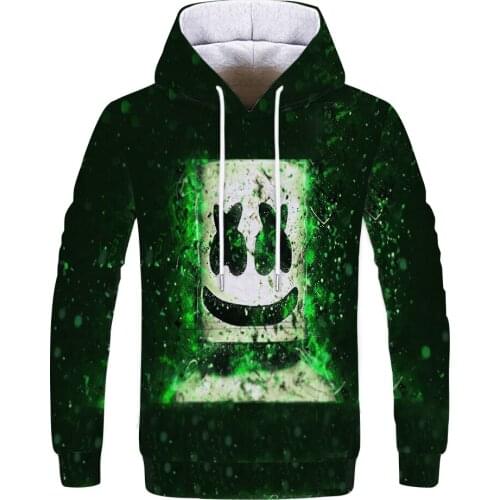 2021 Fashion Casual Mens Hoodie Sweatshirts 3D Printed Fun Graphics DJ Street Mens And Womens Sweatshirts