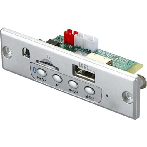 2X25W Amplifier Mp3 Player Decoder Board 6V-12V Bluetooth 5.0 Car Fm Radio Module Support Tf Usb Aux