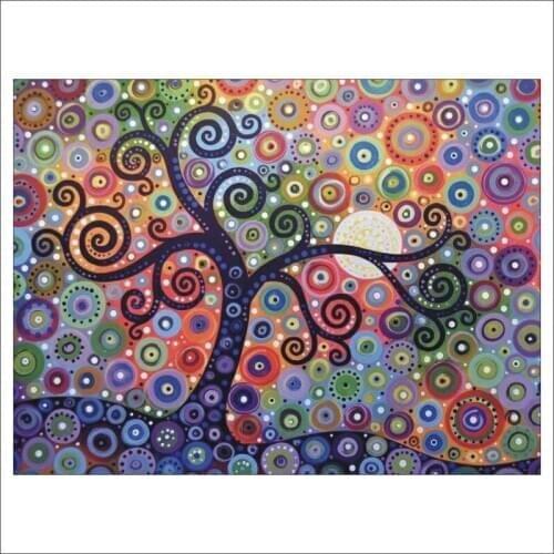 5D DIY Diamond Painting Tree of Life Cross Stitch Full Square Drill 3D Diamond Painting kit Sticker Home Decoration Gift T444