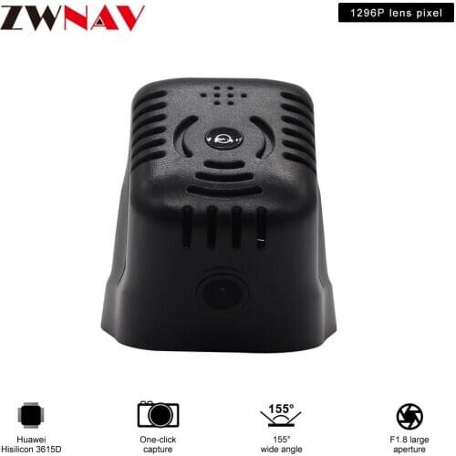 Car recorder For Golf/Sportsvan 2017 original dedicated Hidden Type Registrator Dash Cam DVR Camera WiFi 1080P