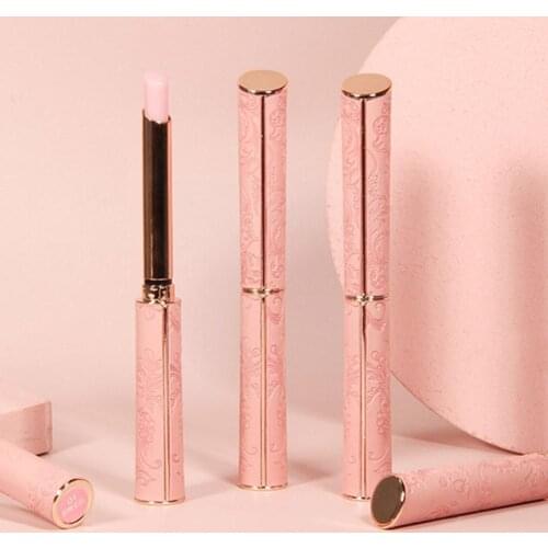 Change Color Lip Balm Jelly Lipstick Non-stick Cup Satin Makeup Discoloration Lip Lambskin Moisturizing Artifact stick Heel J3Z1
