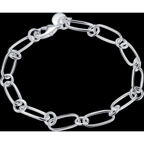 Hot charms 925 sterling silver Bracelets for woman lady men noble Wedding party Christmas Gifts fashion fine Jewelry