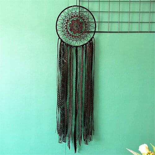 Black Lace Wall Hanging Dream Catcher Home Bedroom Pendant Decoration Gift