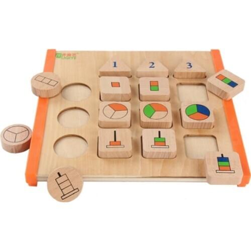Baby Child Learning Education Toys Childrens Wooden Puzzle 3D Childrens Educational Toys Montessori Puzzle Gift