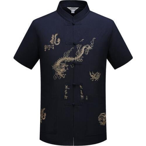 DIDUQIPAO Mens Silk Shirts