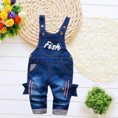 IENENS Kids Baby Boys Girls Denim Long Jeans Overalls Toddler Trend Infant Boy Girl Playsuit Clothes Clothing Long Trousers