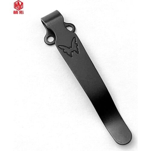 Stainless Steel Pocket Clip Butterfly Original Back Clip CNC Deep Hidden Back Clip Multifunctional Folding Knife Holder