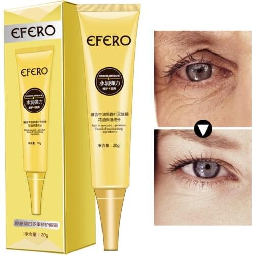 EFERO Collagen Eyes Cream Remove Eye Bags Dark Circles Remover Anti-Wrinkle Anti-Aging Lifting Firming Moisturizing Skin Care