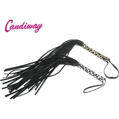 Wild leopard Leather Spanking Paddle Fetish Whip Flogger adult games furniture Sex Toys For Couples Sexy Policy Knout