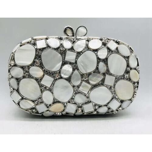 Metal green Crystal Wedding Handbags Women Bags Designer Rhinestone Diamond Bridal Clutches Elegant Ladies Party clutch Purse