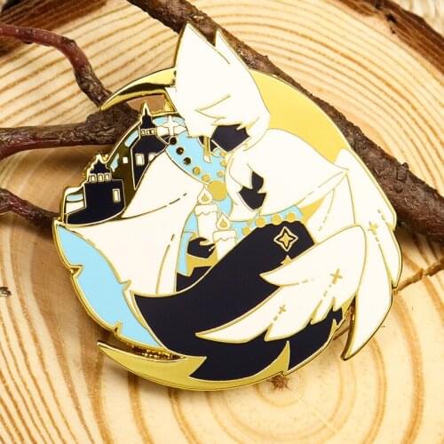 Metal Badge Game Sky Children Of Light Guangyu Rhythm Shiratori Mushroom Button Brooch Pins Medal Souvenir Toy Cosplay Gift