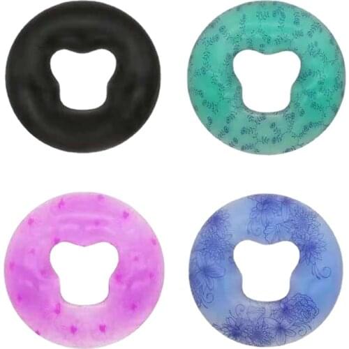 10 colors 700g Soft Silicon Spa Round Massage Pillow Spa Gel Pad Face Relax Body Massage Cradle Cushion Salon SPA Massage Pad