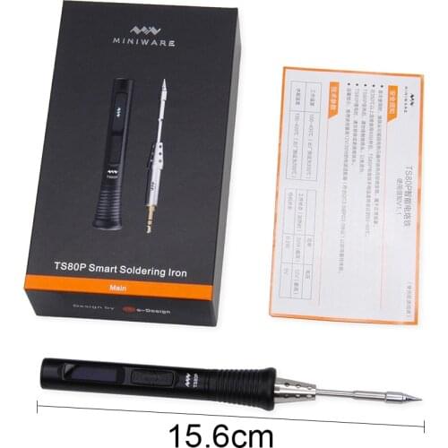 TS80P Electric Soldering Iron Set PD2.0 QC3.0 Power Supply Mini Smart Soldering Iron 100-400℃ Station Welding Tools