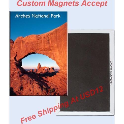 USA Travel Magnets Gifts Home Decor Stickers,USA Arches National Park Magnet 5723 Memorabilia wholesale