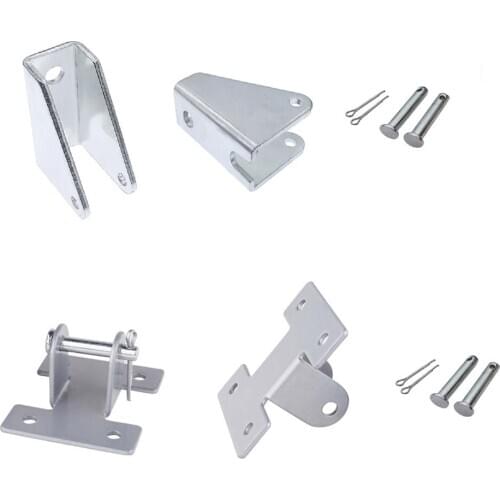 A pair of linear actuator bracket motor portable mounting brackets for linear actuator support