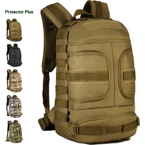 Outdoor Tactical MOLLE Backpack 35L Military Assault Rucksacks Camping Hiking Trekking Army Camo Bags Sport Travel Pack