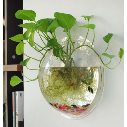 Garden Supplies Wall Flower Pot Hanging Glass Ball Vase Flower Planter Pots Terrarium Container Decoration