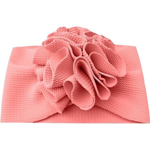 1PCS Flowers Infant Turban Head Wraps Newborn Photography Props Solid Colors Hearband Baby Hair Accessories 0-2years Baby