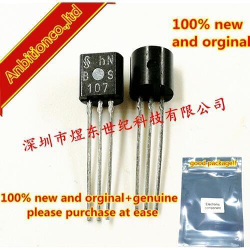 10pcs 100% new original BS107 BS 107 TO-92 TMOS Switching(N-Channel-Enhancement) in stock
